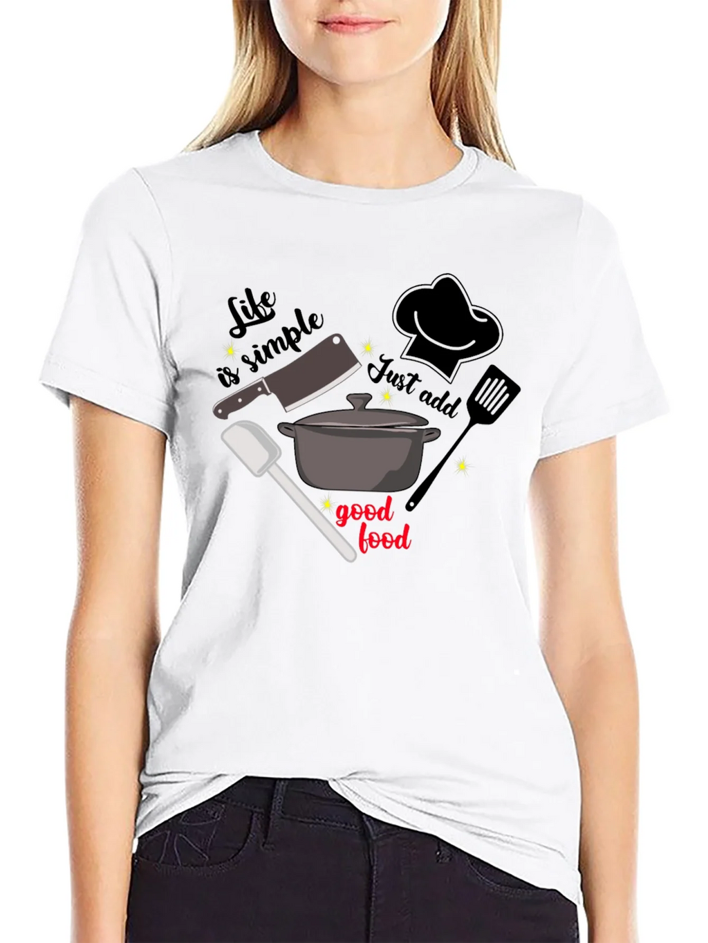 Life is Simple Foodie T-Shirt product image 11