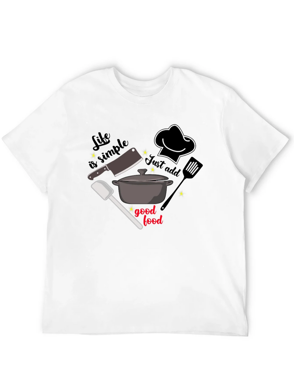 Life is Simple Foodie T-Shirt product image 3