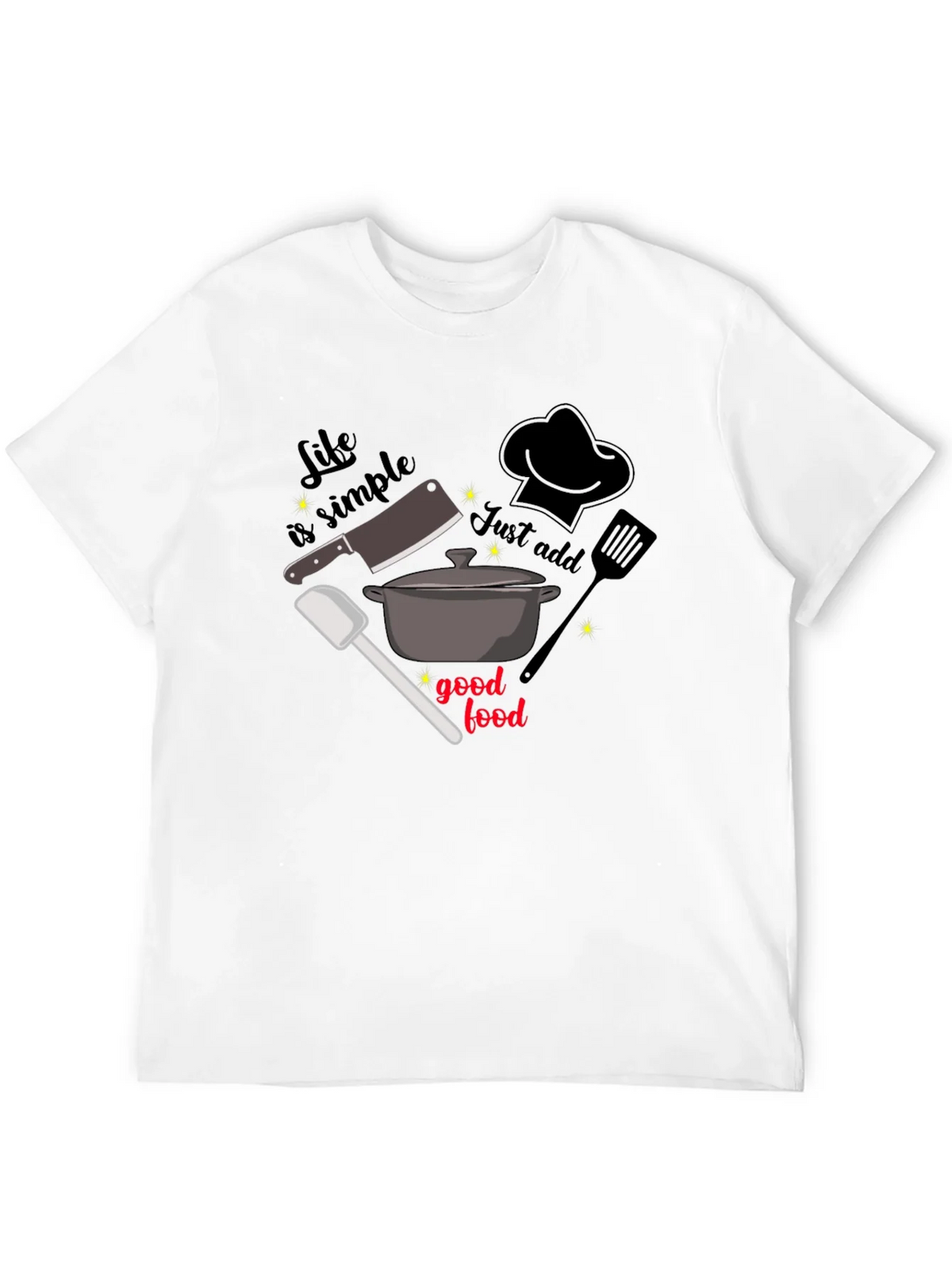 Life is Simple Foodie T-Shirt product image 3