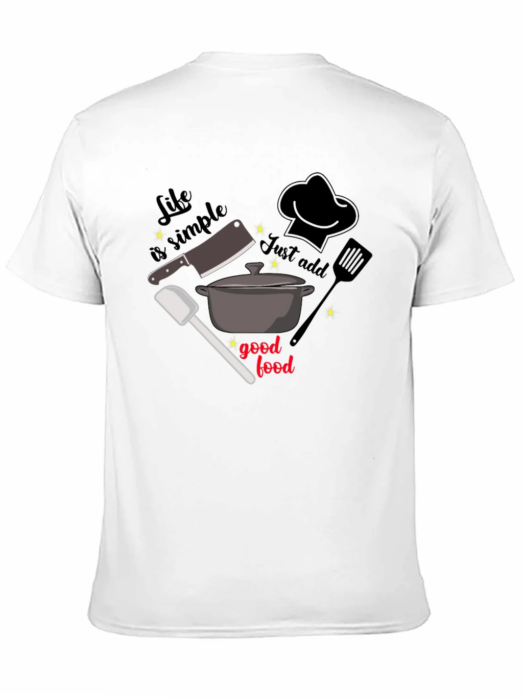 Life is Simple Foodie T-Shirt product image 2