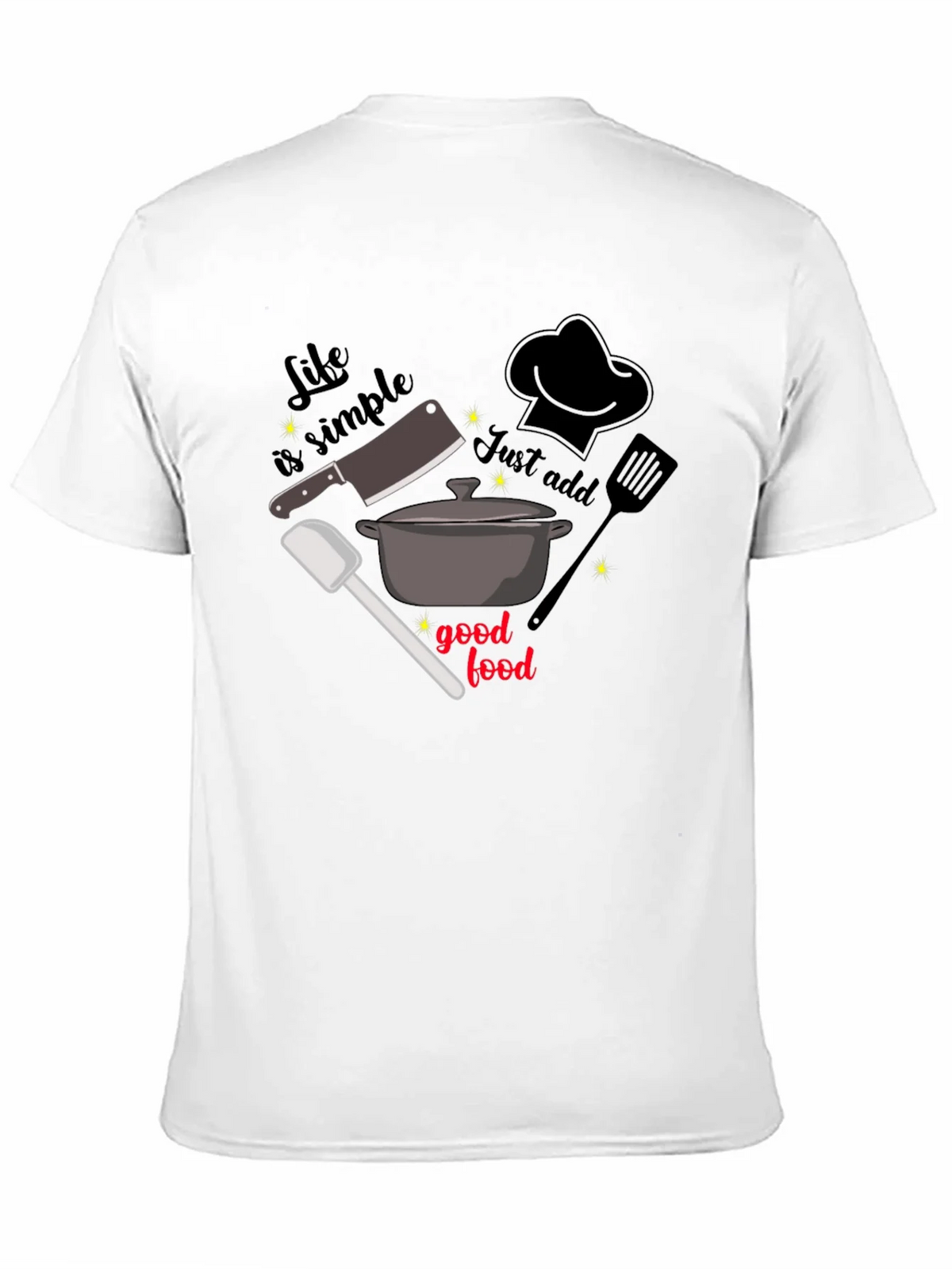 Life is Simple Foodie T-Shirt product image 2
