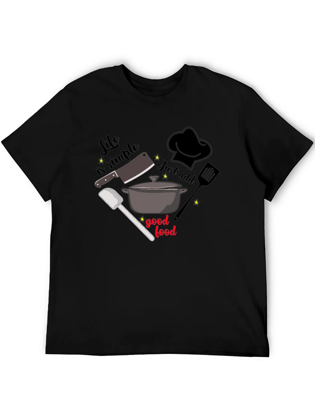 Life is Simple Foodie T-Shirt product image 8