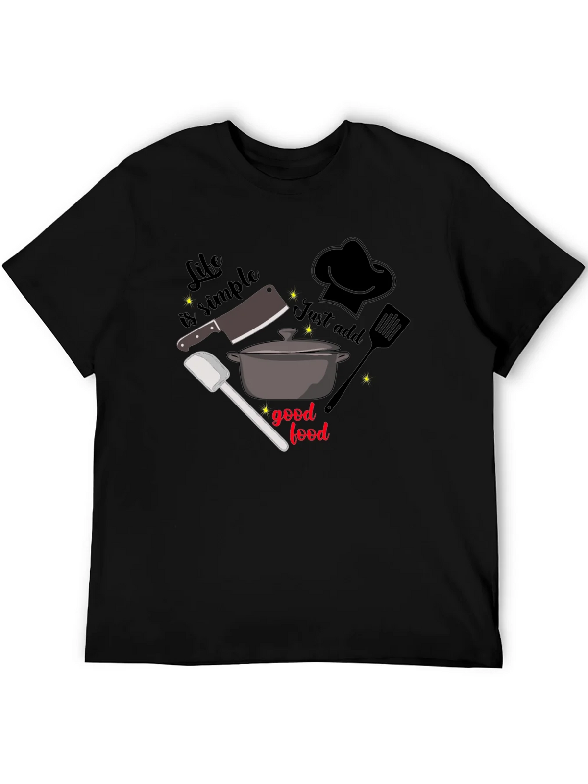 Life is Simple Foodie T-Shirt product image 8