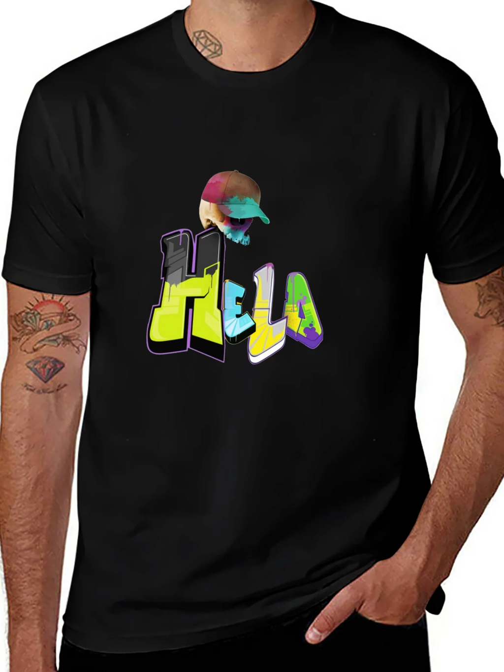 Hella Skull Graphic T-Shirt product image 1