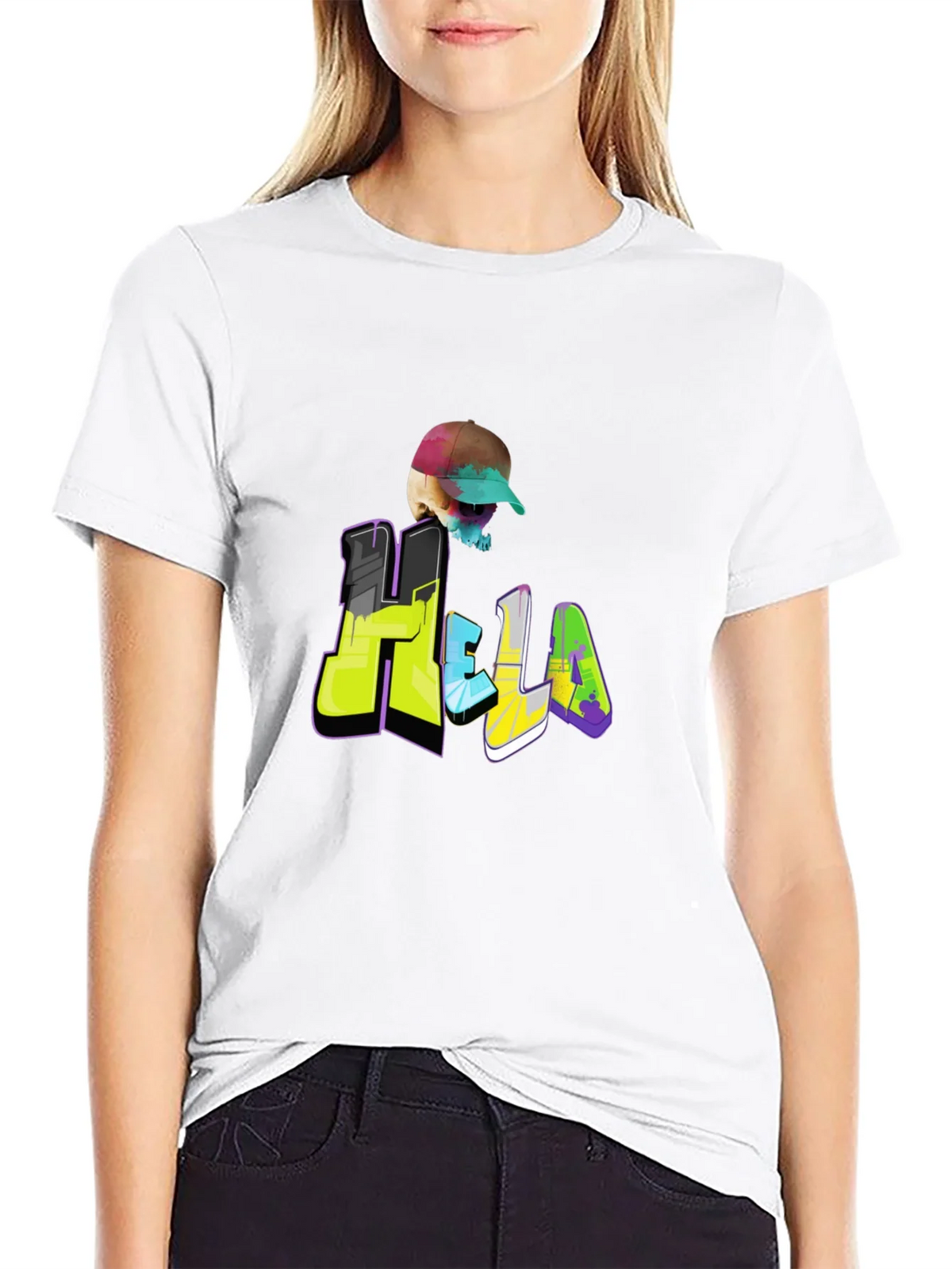 Hella Skull Graphic T-Shirt product image 8