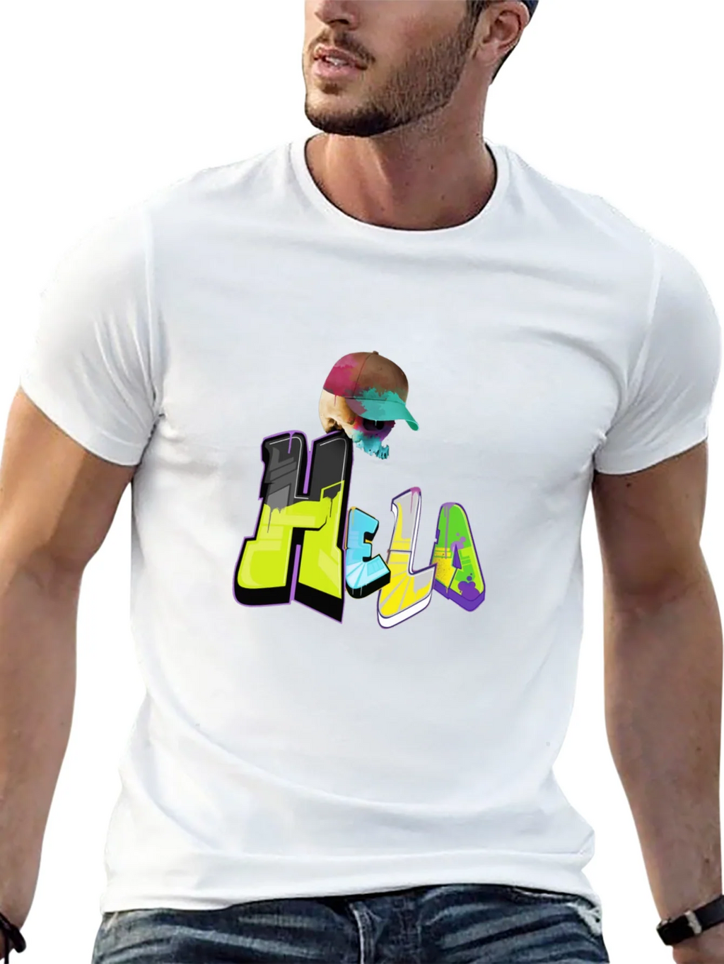Hella Skull Graphic T-Shirt product image 12