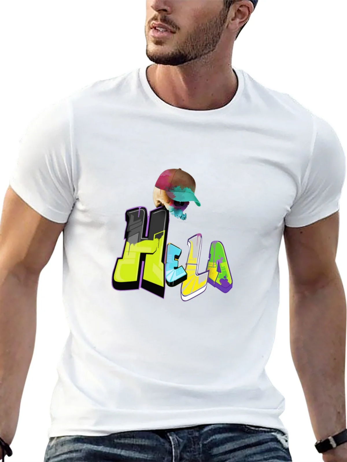 Hella Skull Graphic T-Shirt product image 12