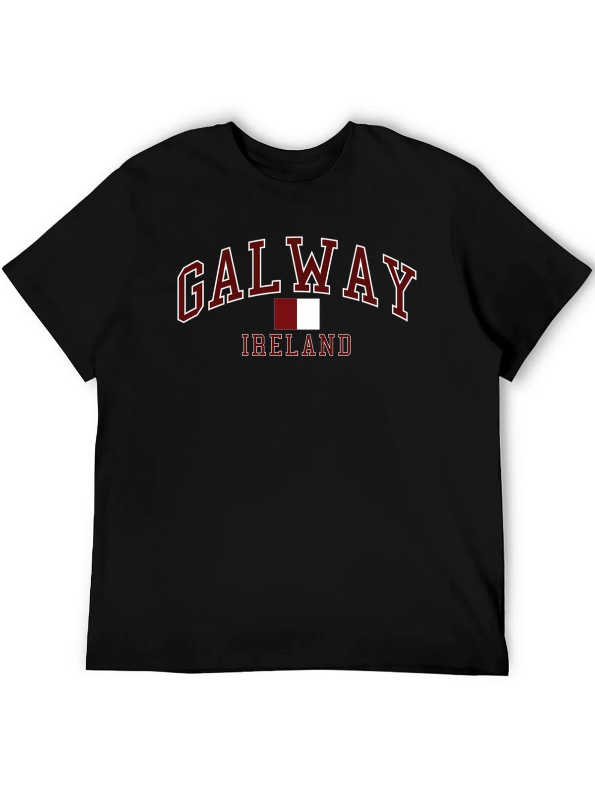 Galway Ireland T-Shirt - Maroon and White Design product image 8