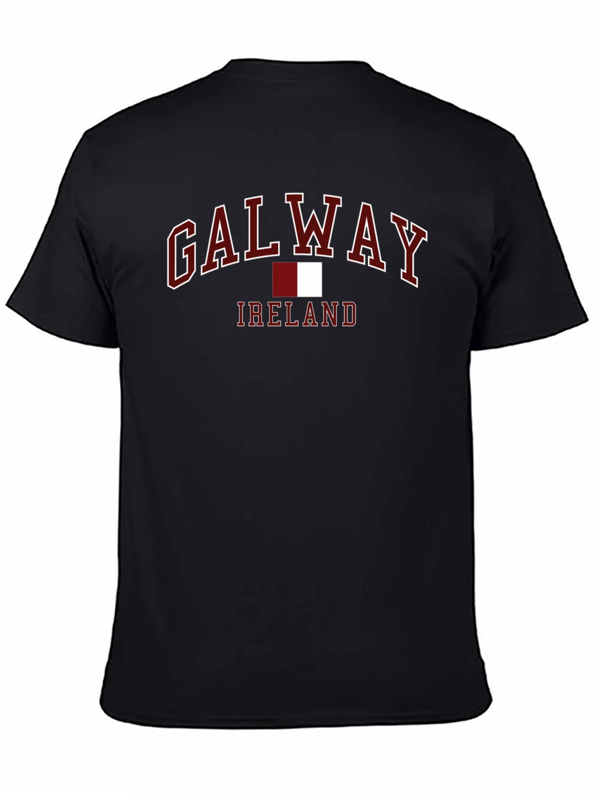 Galway Ireland T-Shirt - Maroon and White Design product image 7