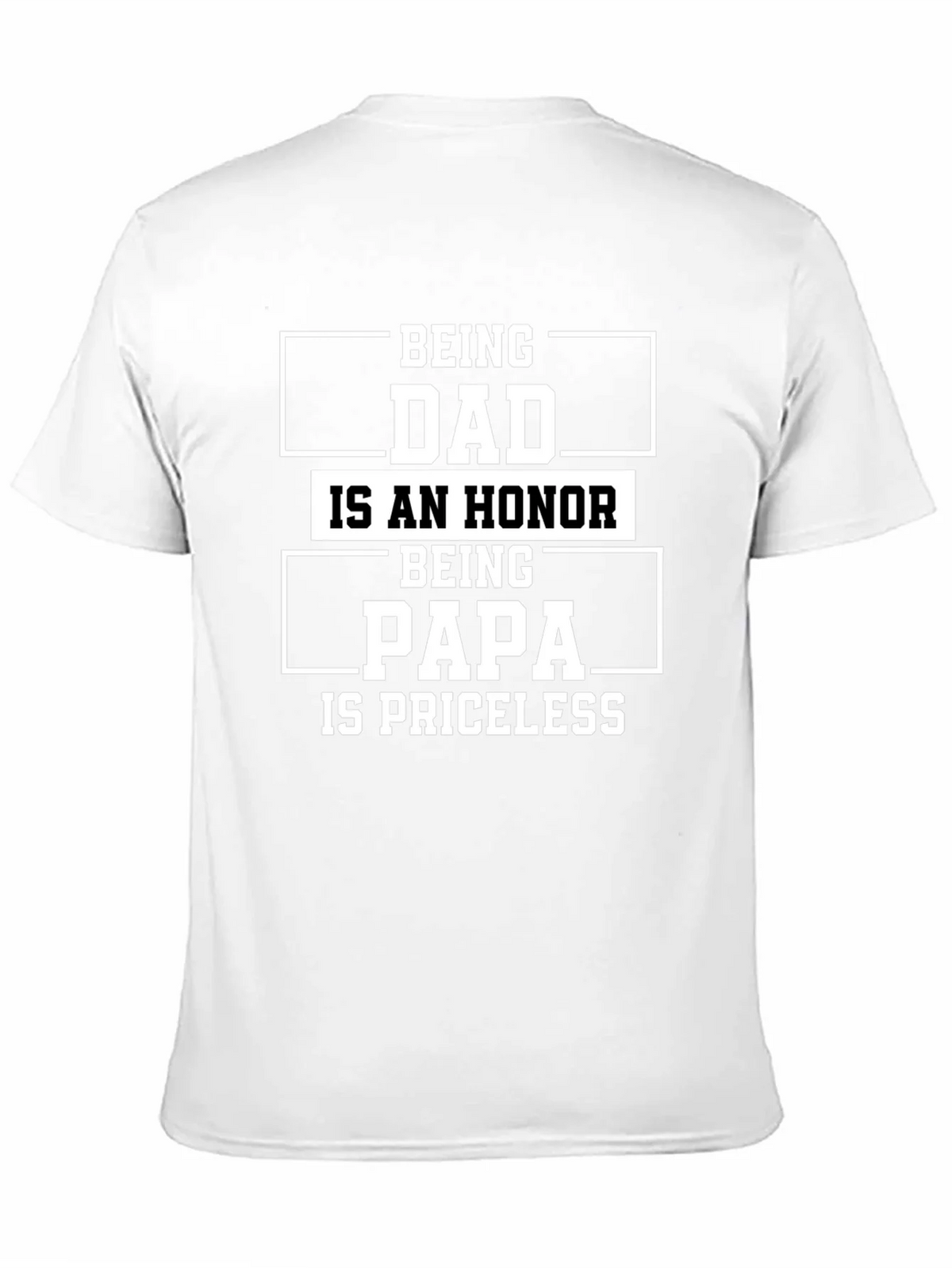 Dad & Papa T-Shirt - Honor & Priceless product image 10