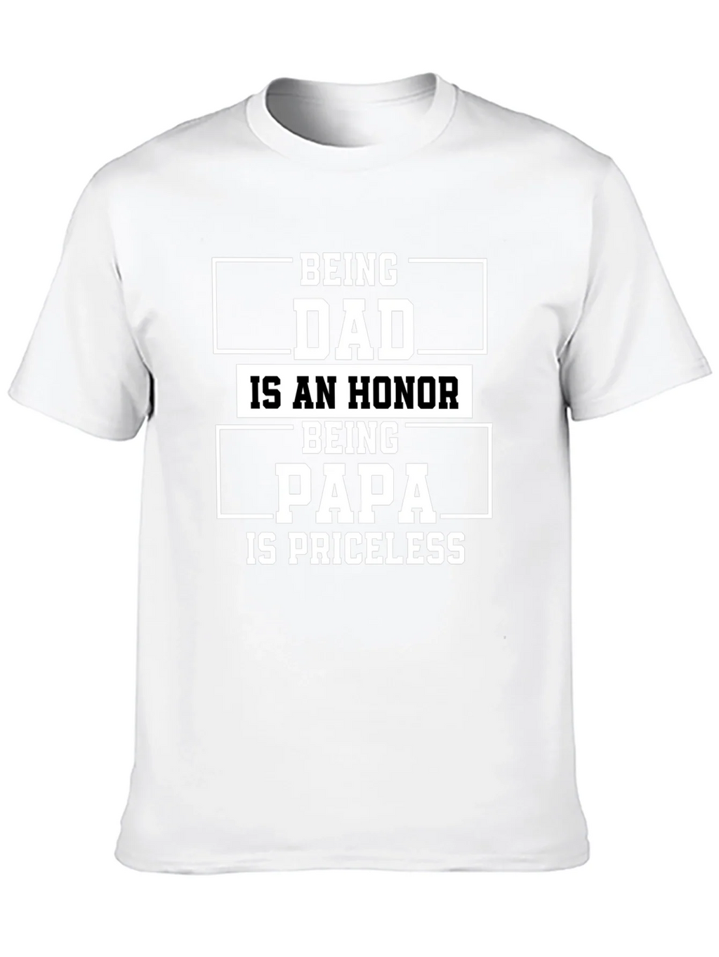 Dad & Papa T-Shirt - Honor & Priceless product image 9