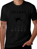 Volcano How To Black Graphic T-Shirt product image 1