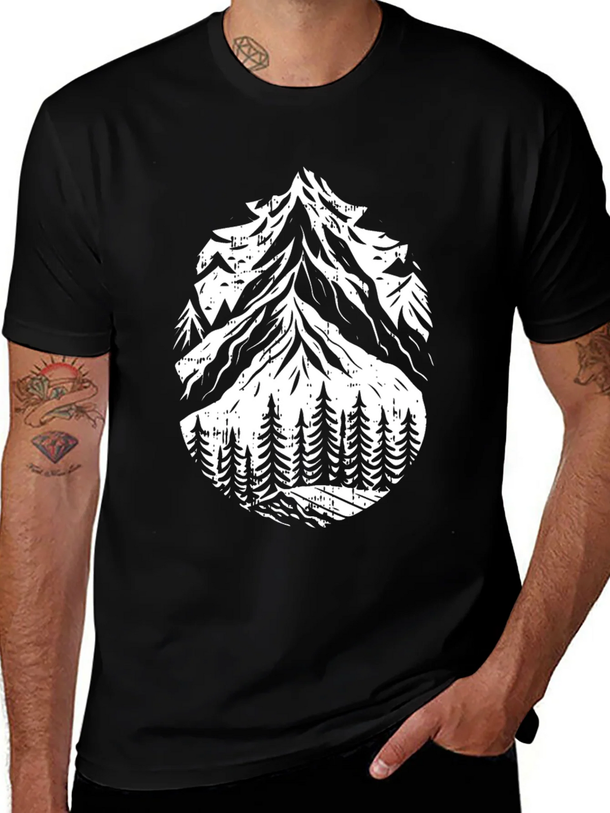 Mountain Graphic Tee - Nature Lovers T-Shirt product image 1