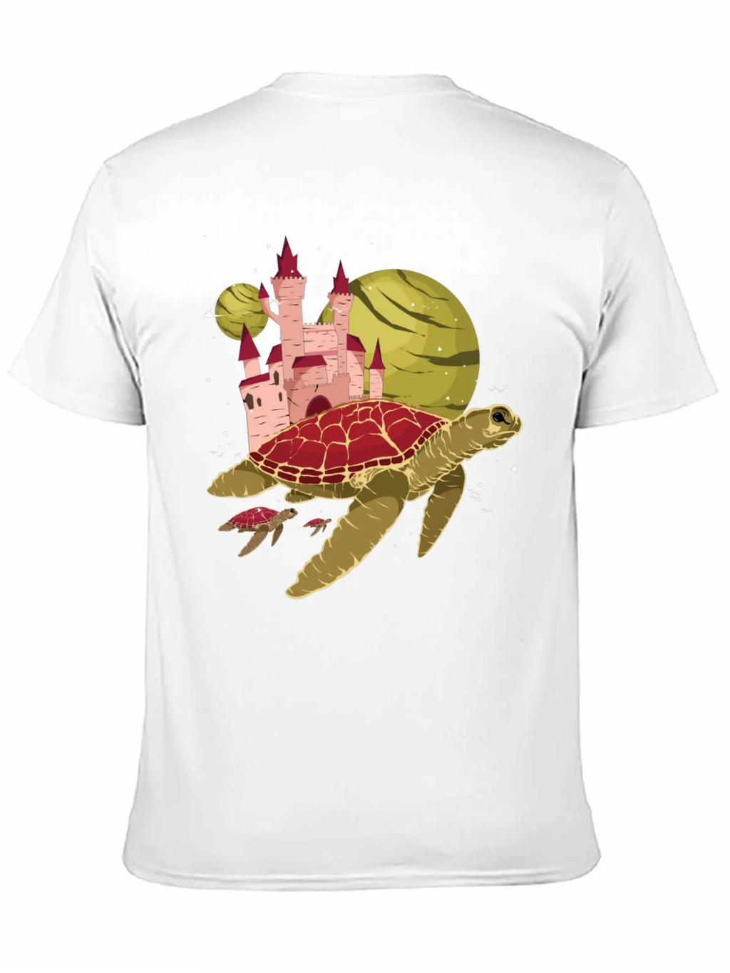 Turtle Planet Castle Black Tee product image 10
