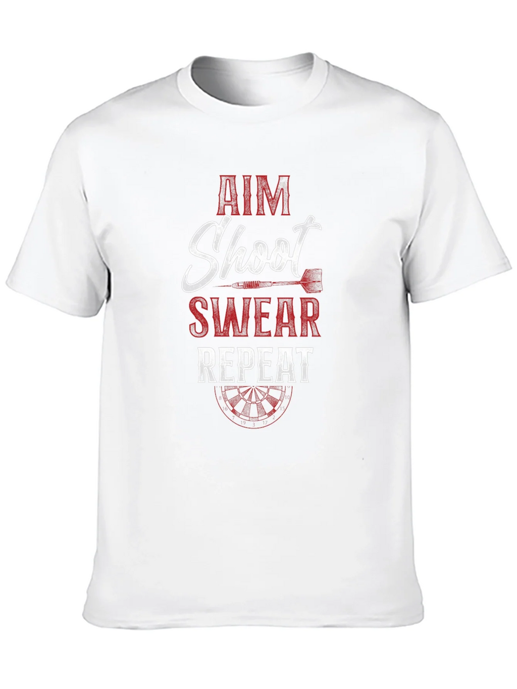 Aim Shoot Swear Repeat Dart T-Shirt product image 9