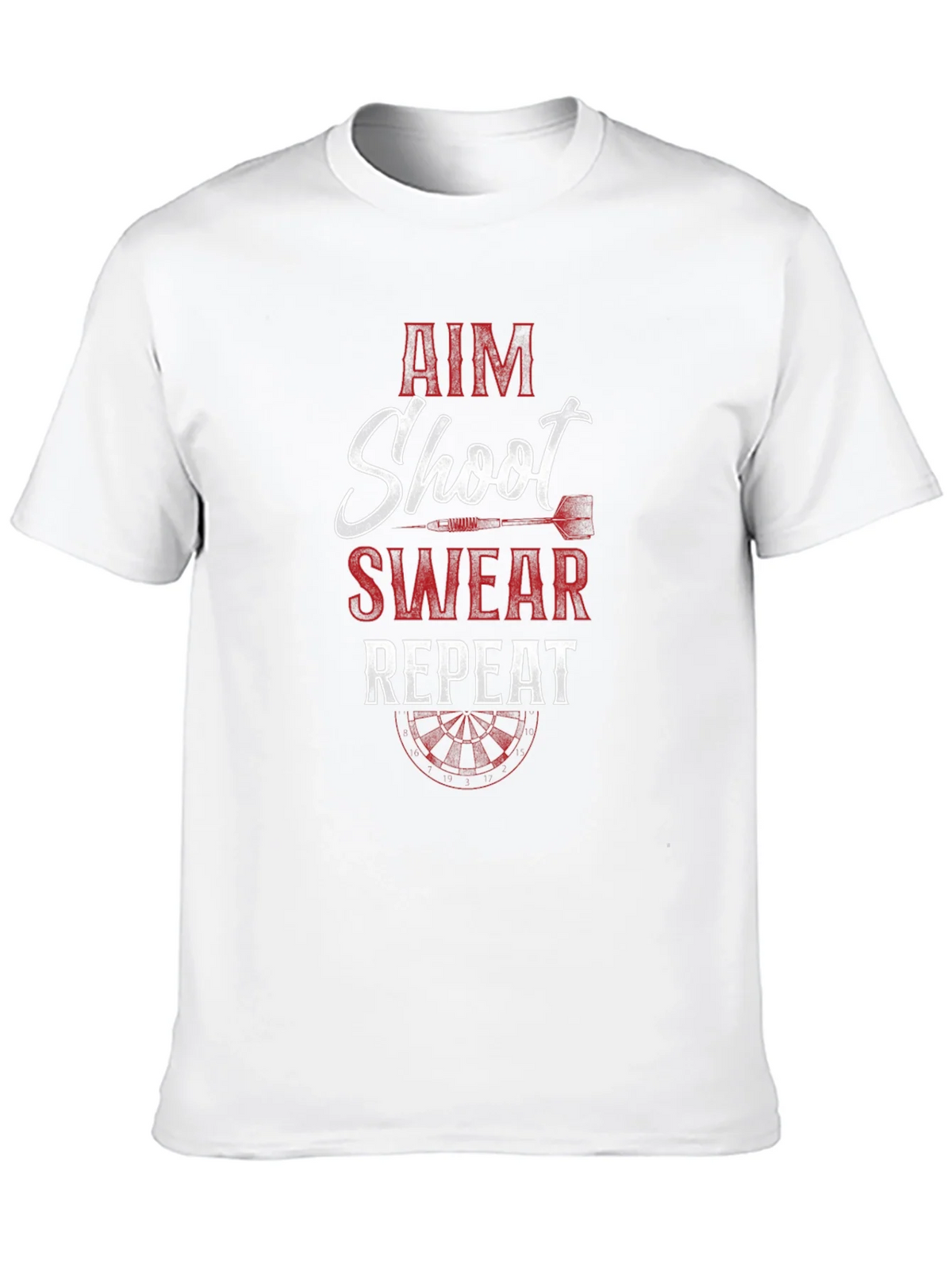 Aim Shoot Swear Repeat Dart T-Shirt product image 9
