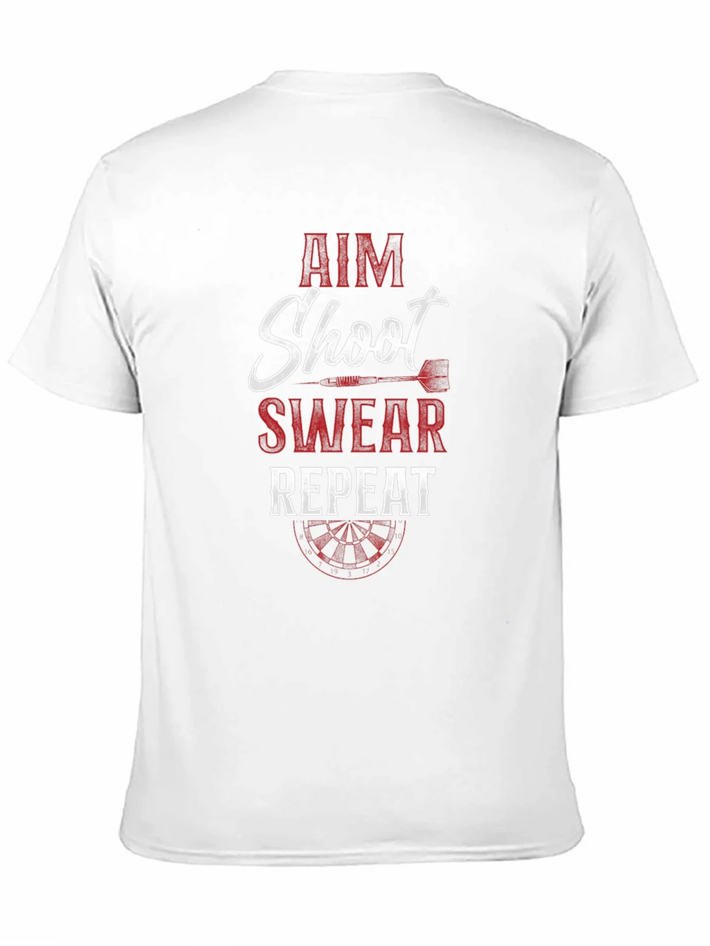 Aim Shoot Swear Repeat Dart T-Shirt product image 10