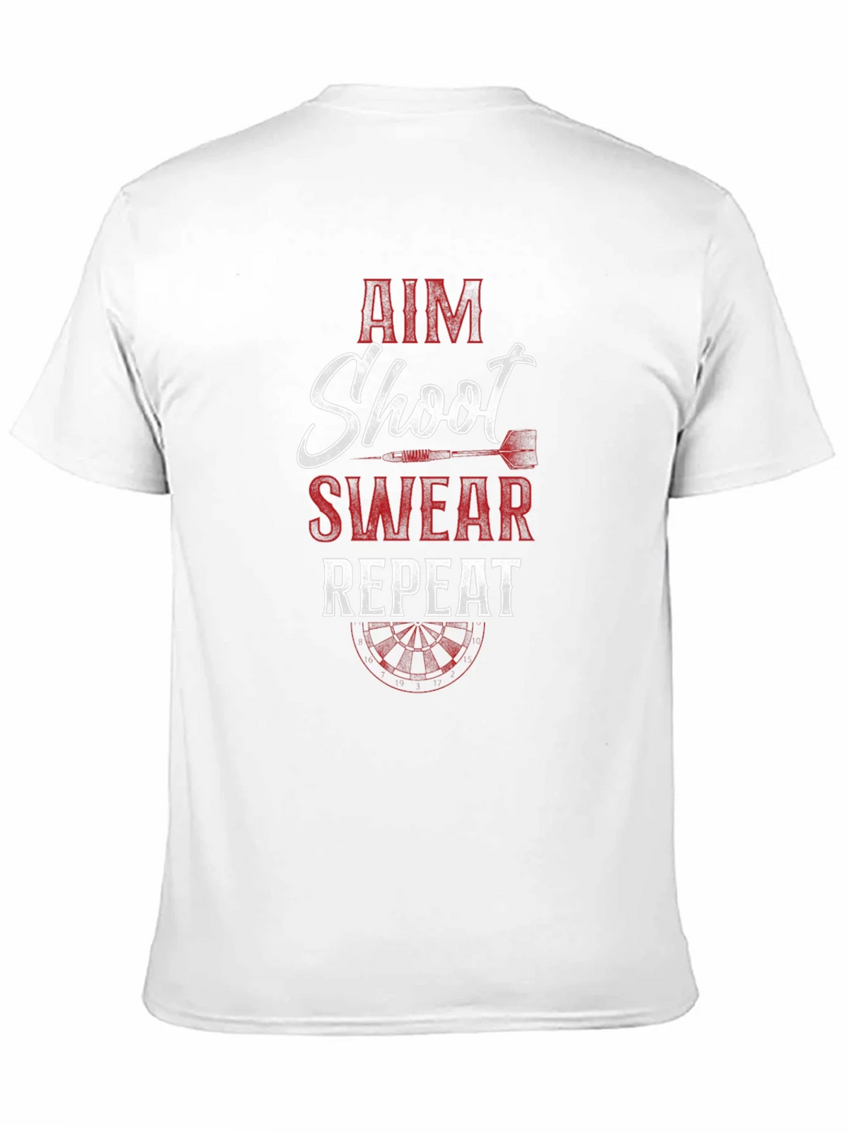 Aim Shoot Swear Repeat Dart T-Shirt product image 10