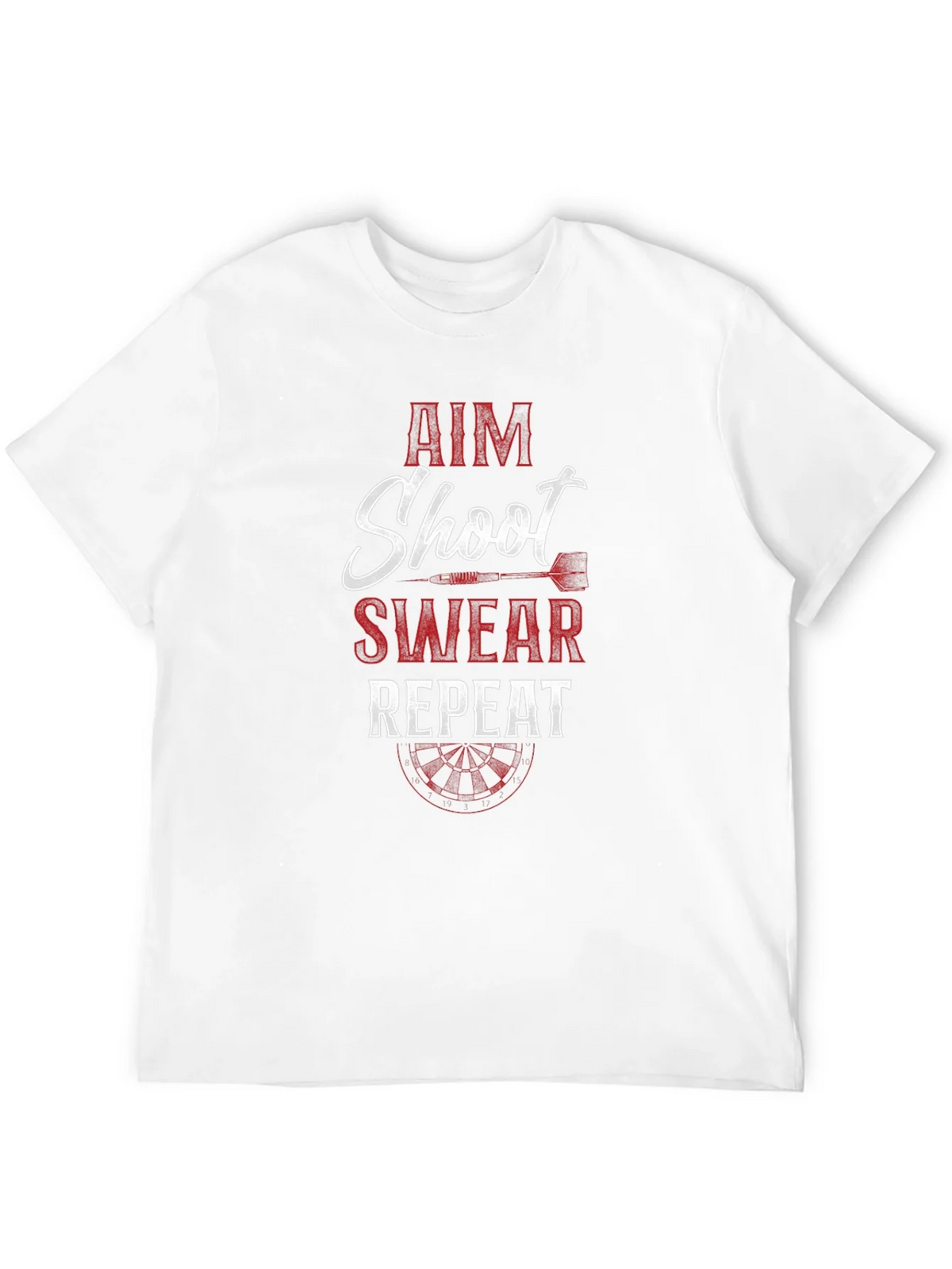 Aim Shoot Swear Repeat Dart T-Shirt product image 11