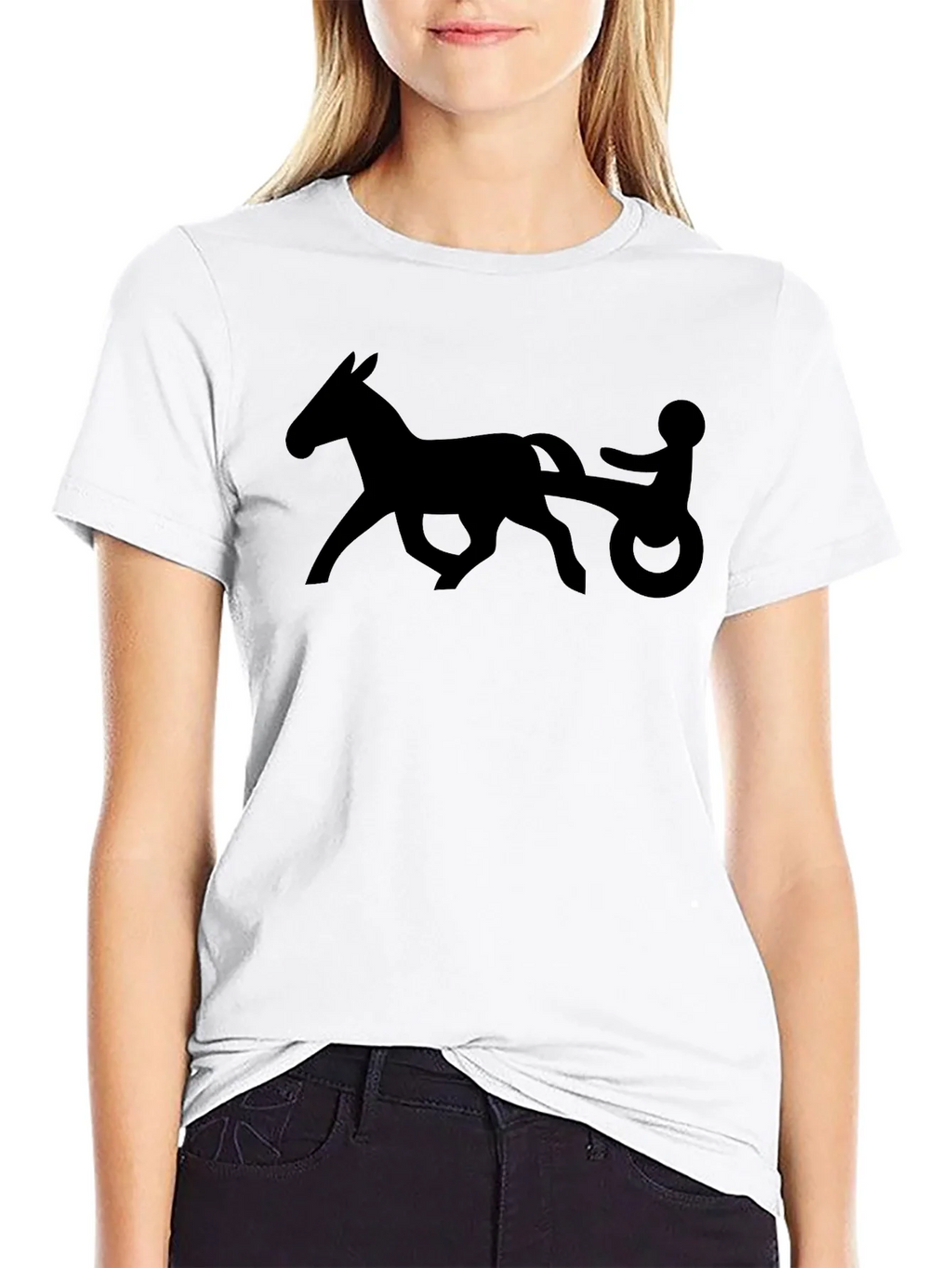 Horse and Buggy Graphic T-Shirt - Black product image 8