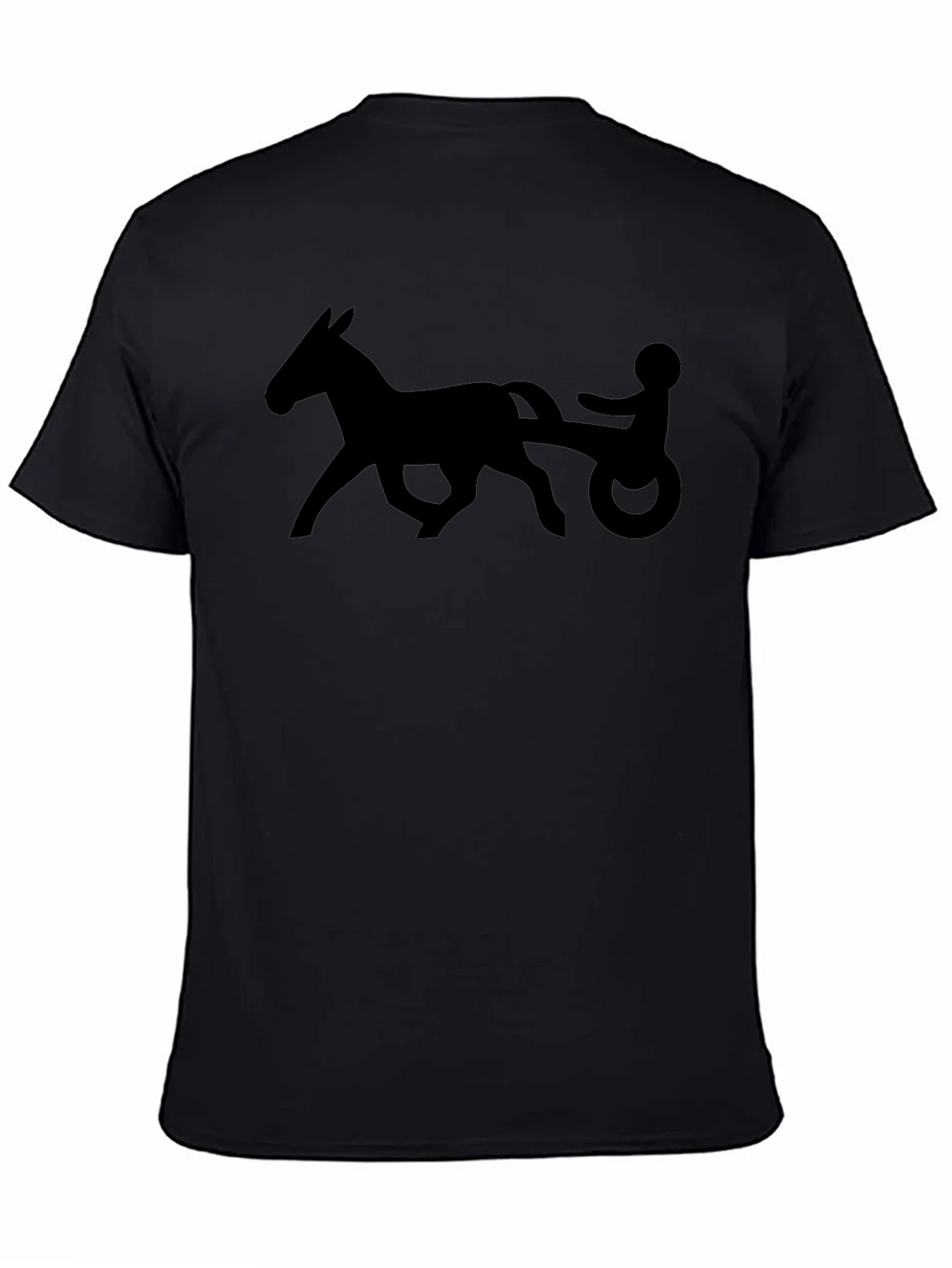 Horse and Buggy Graphic T-Shirt - Black product image 4