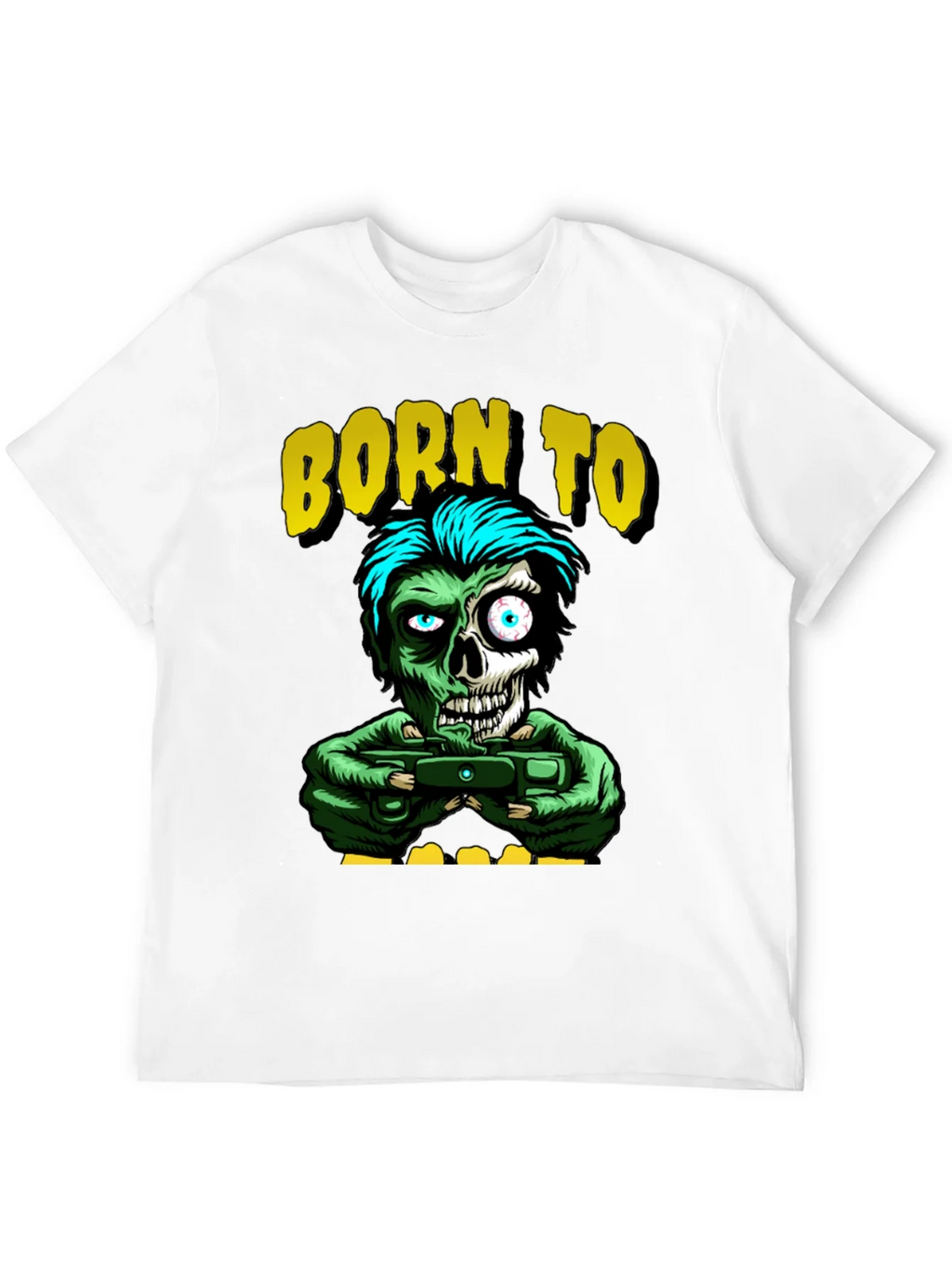 Born to Game Zombie T-Shirt product image 3