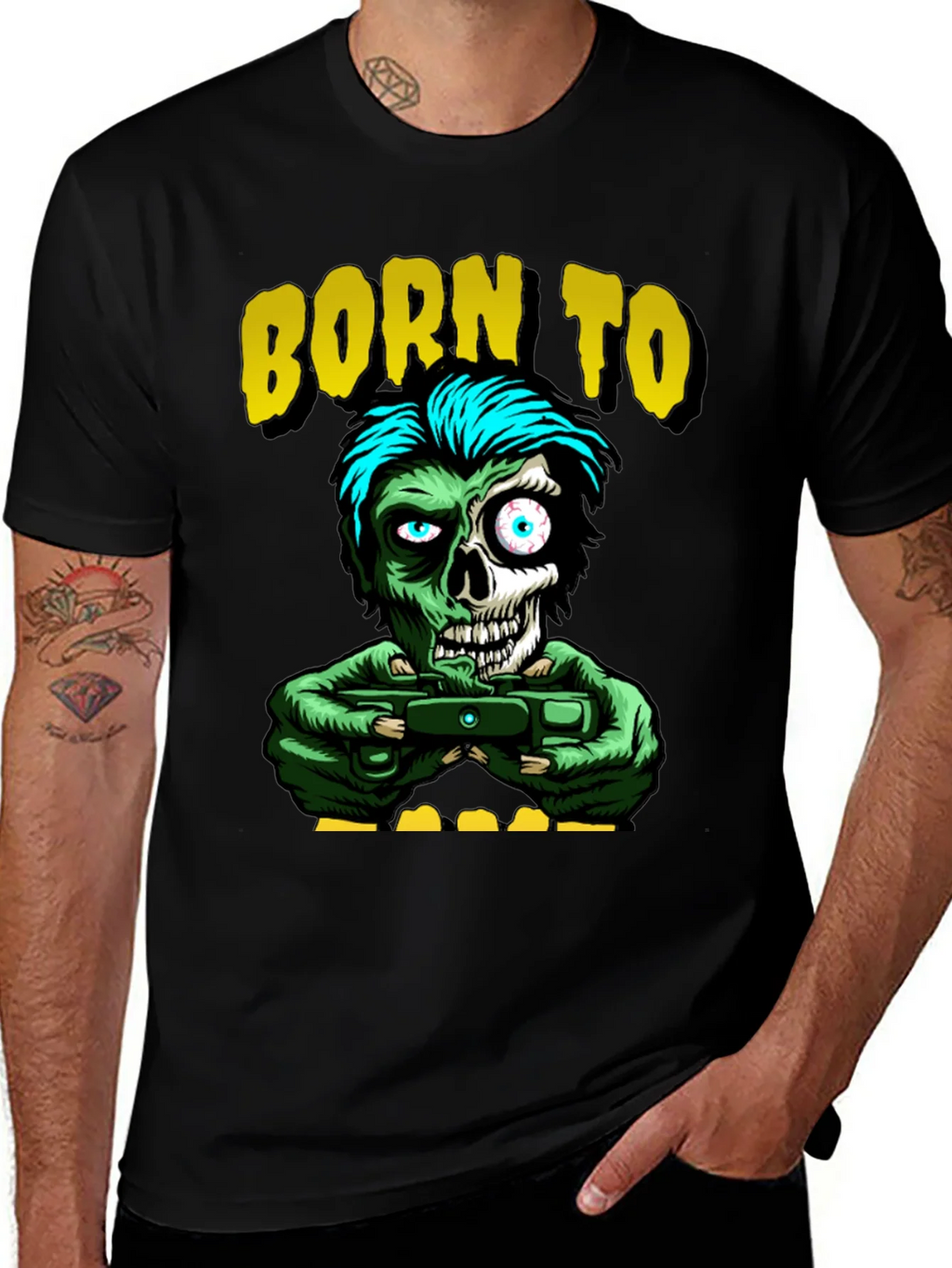 Born to Game Zombie T-Shirt product image 1