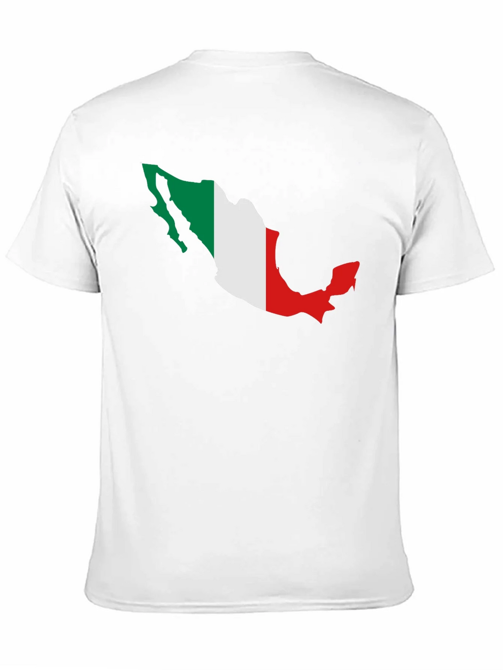 Mexico Flag Map Graphic Tee - Black Short Sleeve T-Shirt product image 2