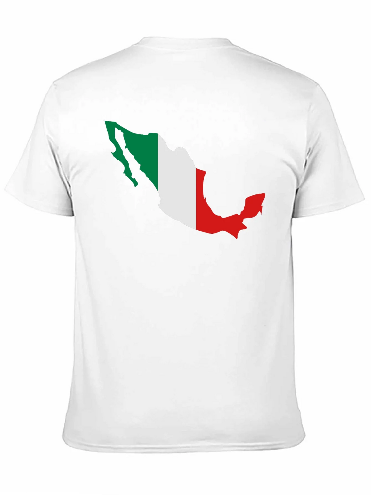 Mexico Flag Map Graphic Tee - Black Short Sleeve T-Shirt product image 2