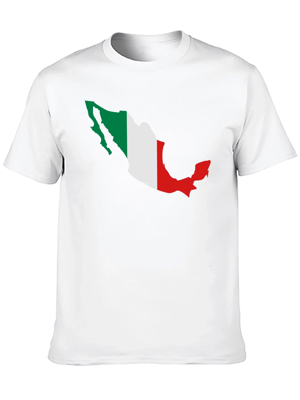 Mexico Flag Map Graphic Tee - Black Short Sleeve T-Shirt product image 12