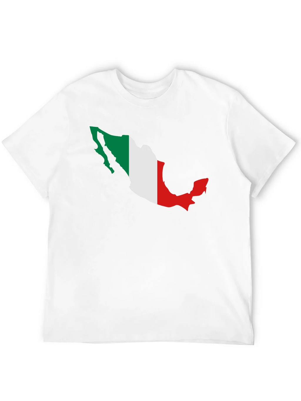 Mexico Flag Map Graphic Tee - Black Short Sleeve T-Shirt product image 3