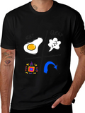 Eat Sleep Rave Repeat Black T-Shirt product image 1
