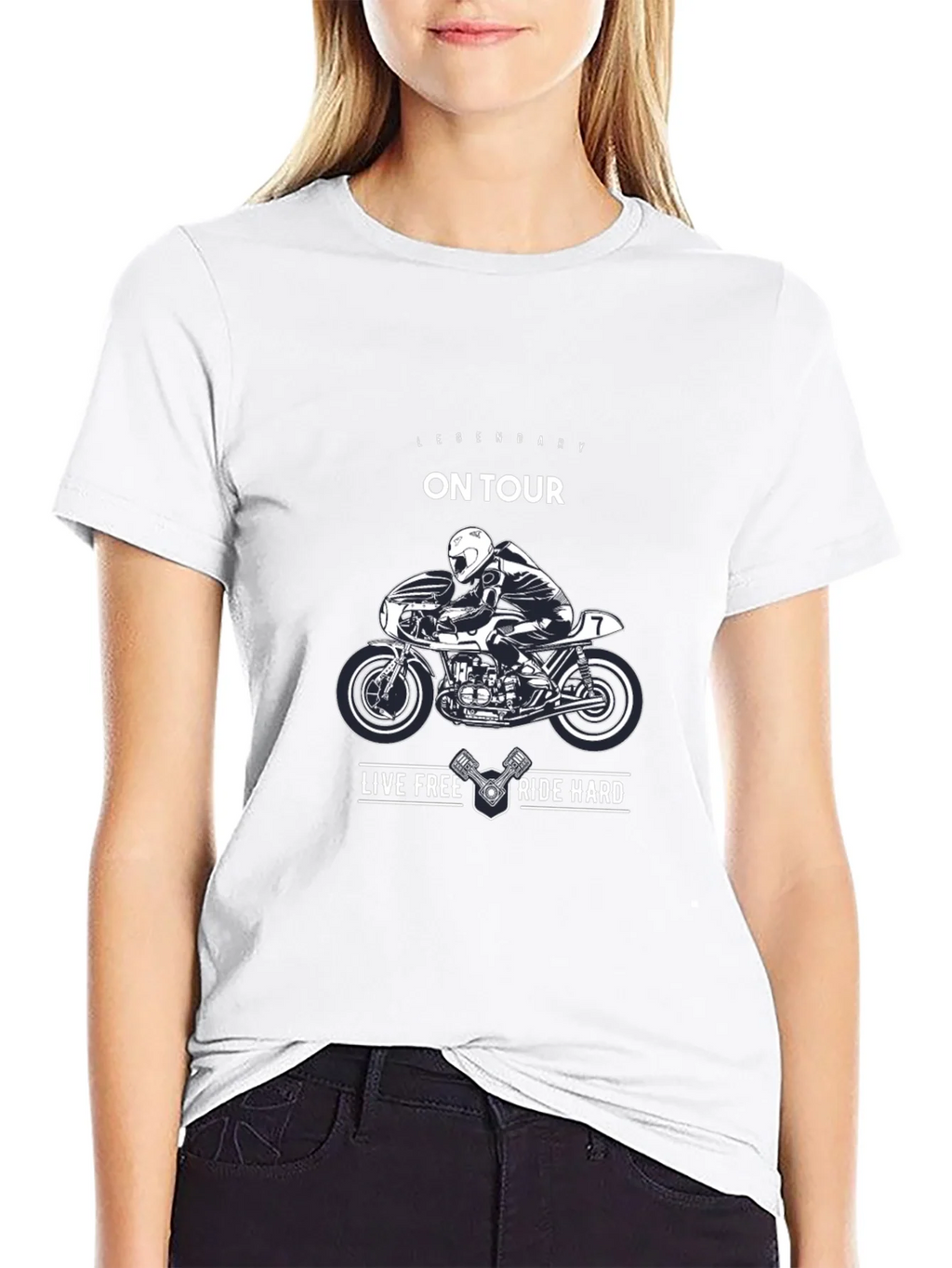 Legendary On Tour Motorcycle Graphic T-Shirt product image 11