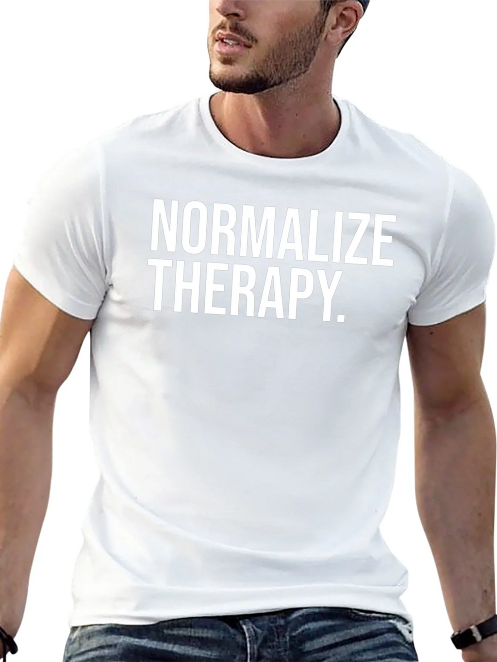 Normalize Therapy T-Shirt - Mental Health Awareness product image 4
