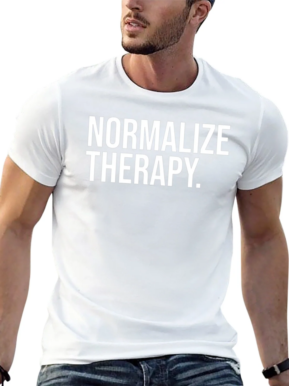 Normalize Therapy T-Shirt - Mental Health Awareness product image 4