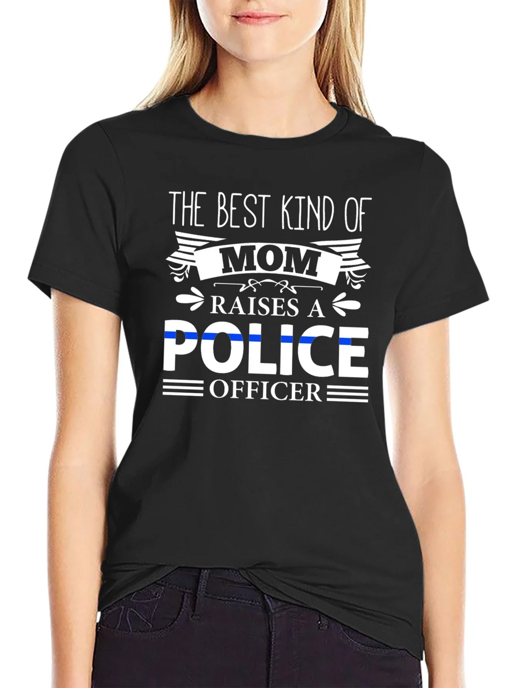 Best Kind of Mom Police Officer T-Shirt product image 2