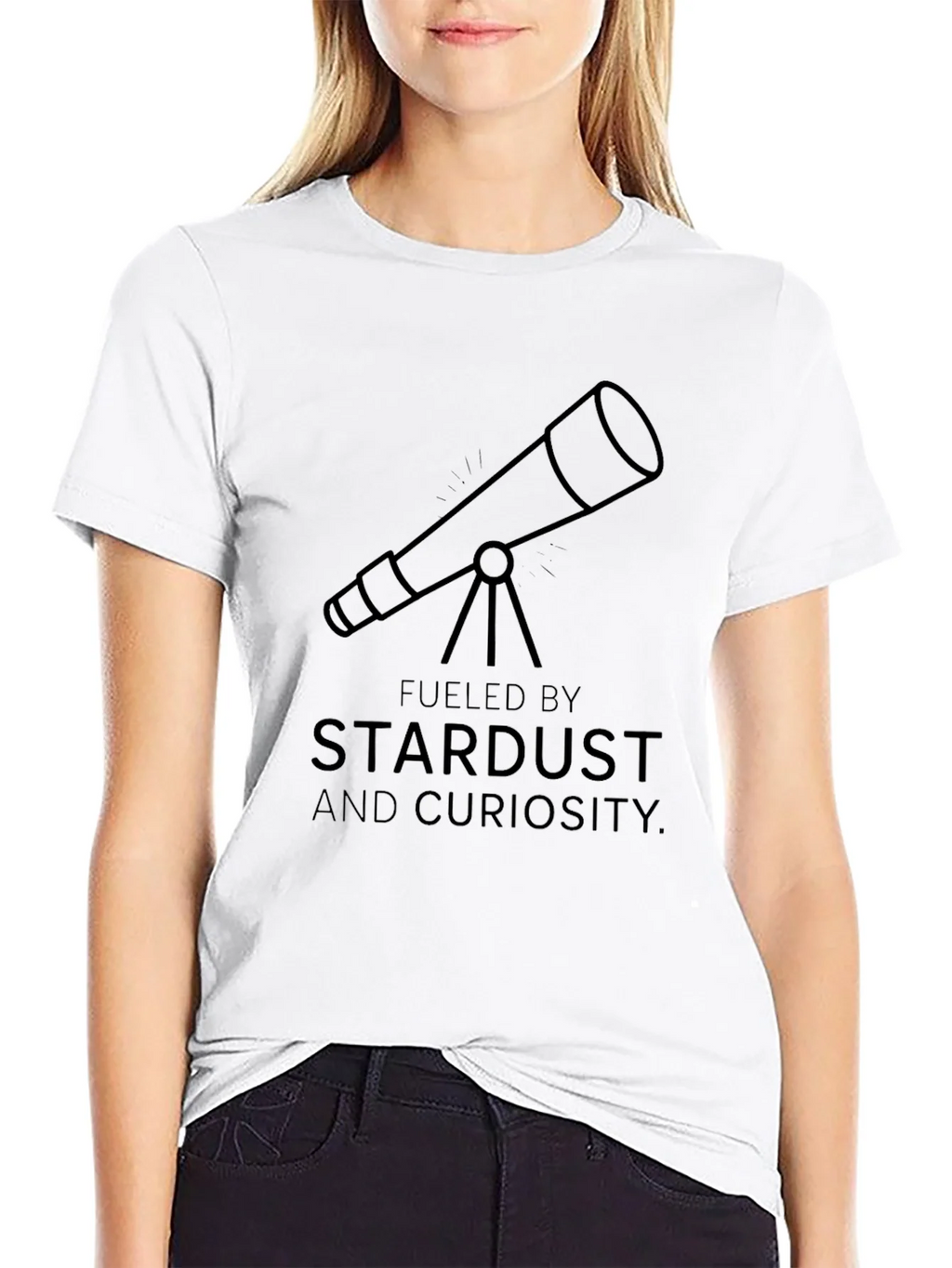 Stardust & Curiosity Telescope Graphic Tee product image 11