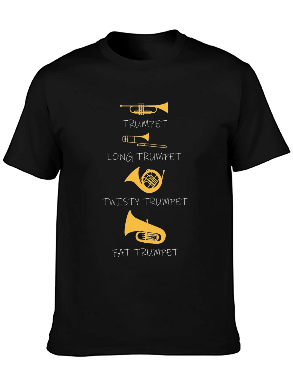 Funny Trumpet Types T-Shirt - Band Musician Tee product image 6