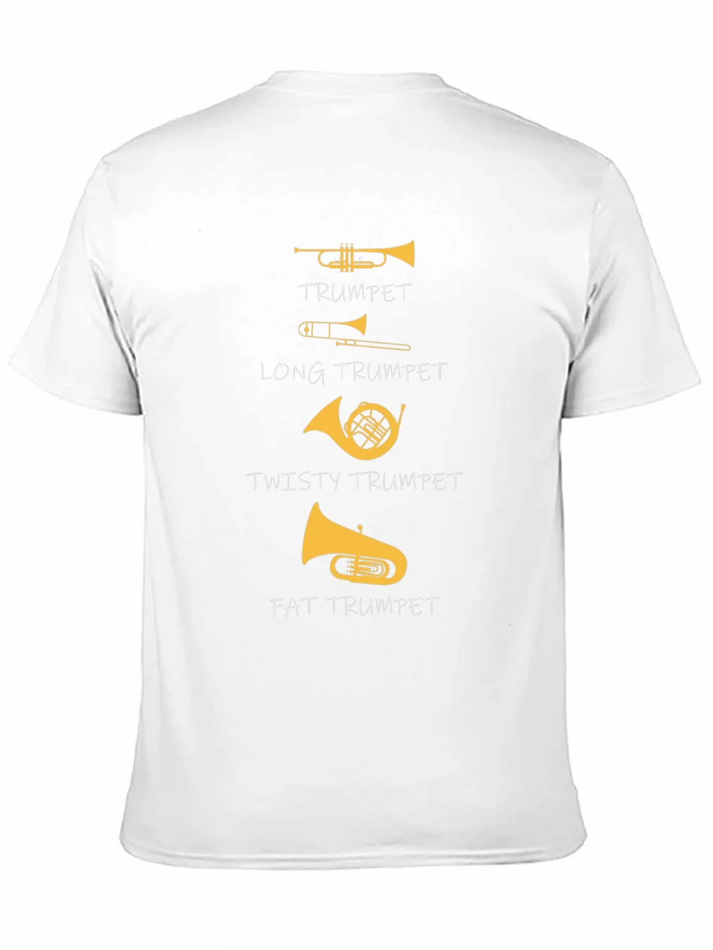 Funny Trumpet Types T-Shirt - Band Musician Tee product image 2