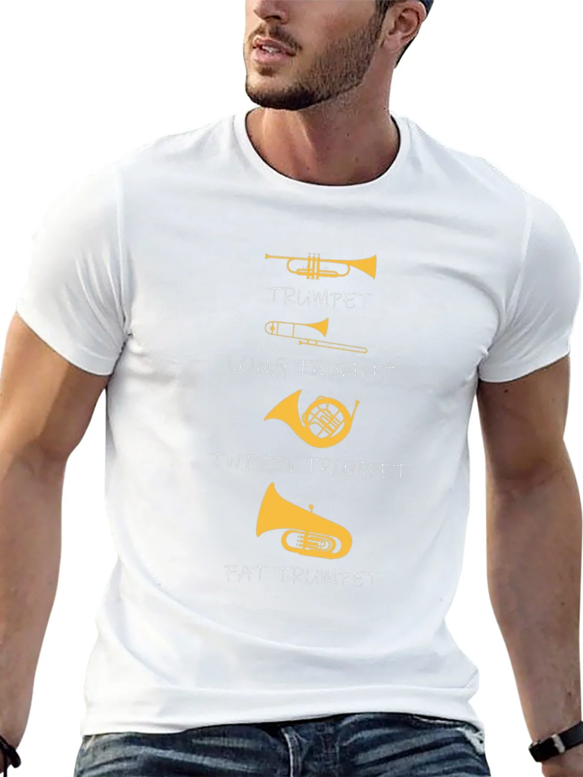 Funny Trumpet Types T-Shirt - Band Musician Tee product image 4