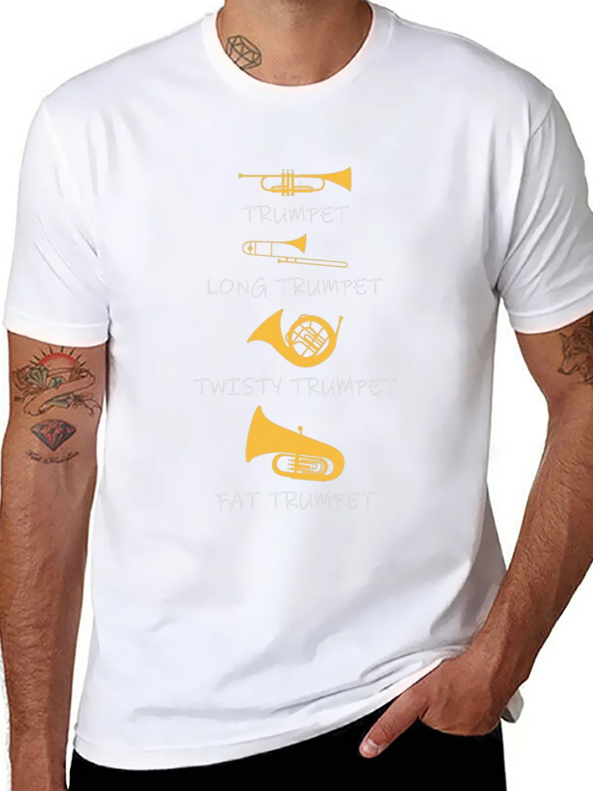Funny Trumpet Types T-Shirt - Band Musician Tee product image 10