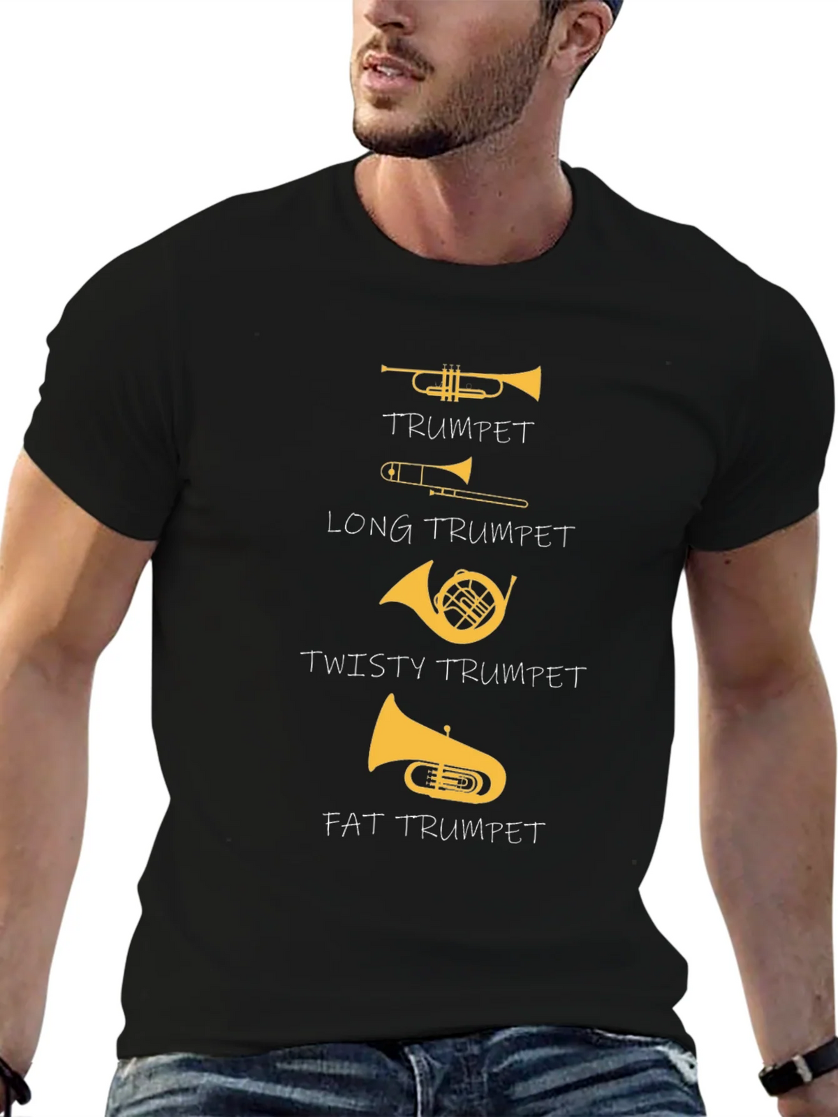 Funny Trumpet Types T-Shirt - Band Musician Tee product image 9