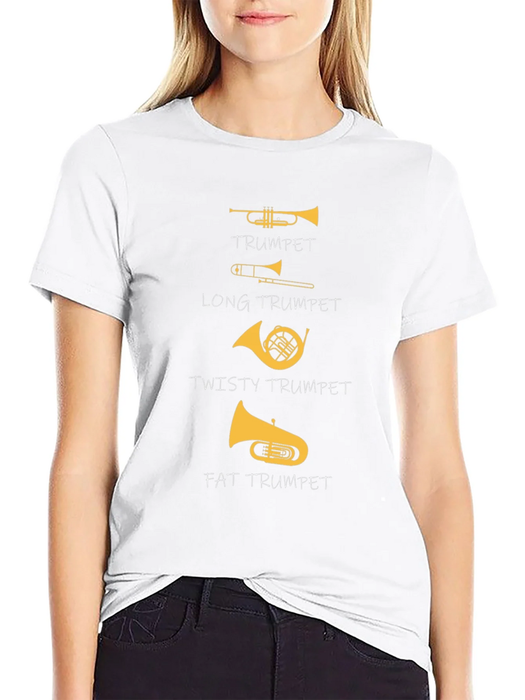 Funny Trumpet Types T-Shirt - Band Musician Tee product image 11