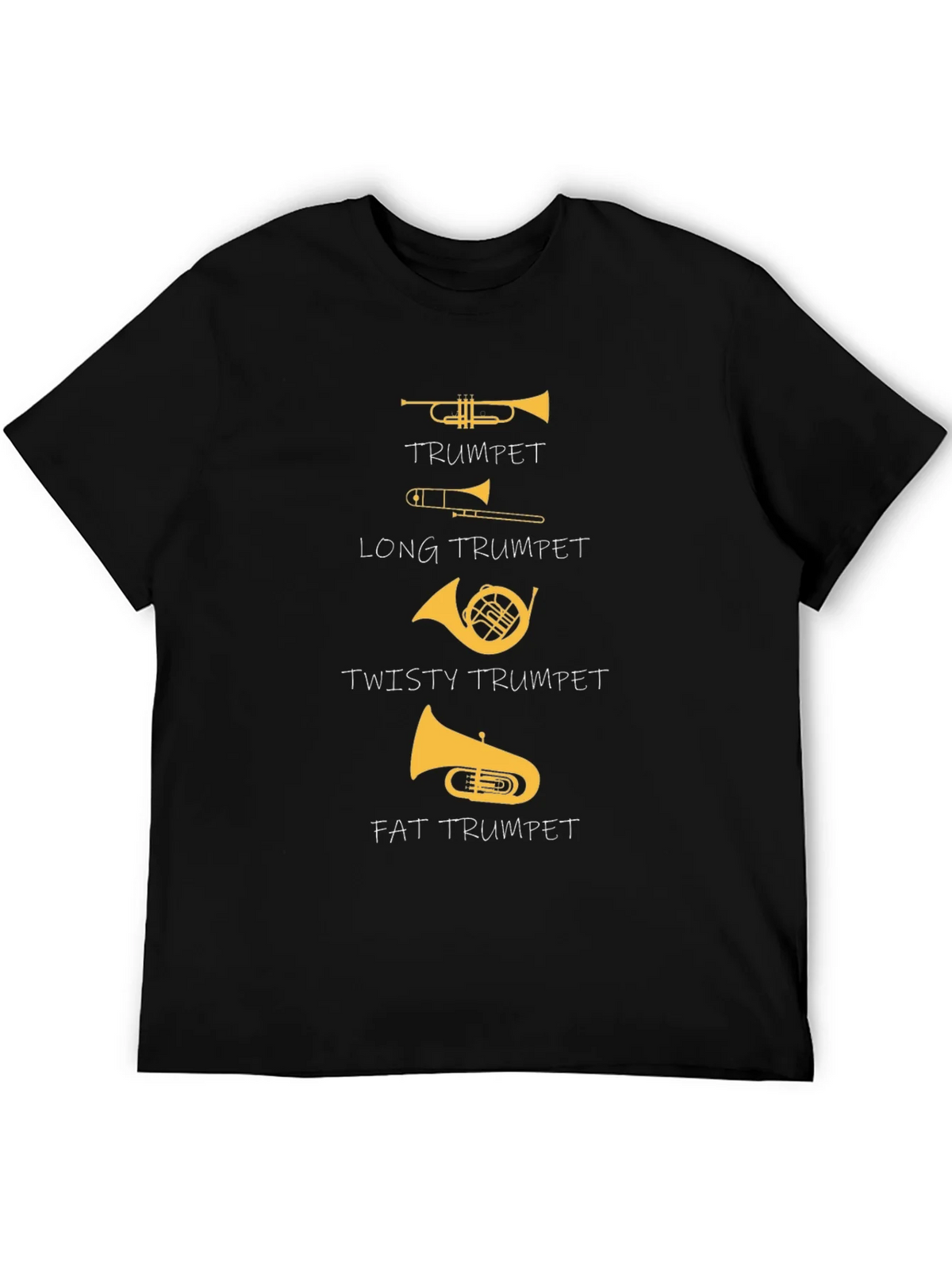 Funny Trumpet Types T-Shirt - Band Musician Tee product image 8