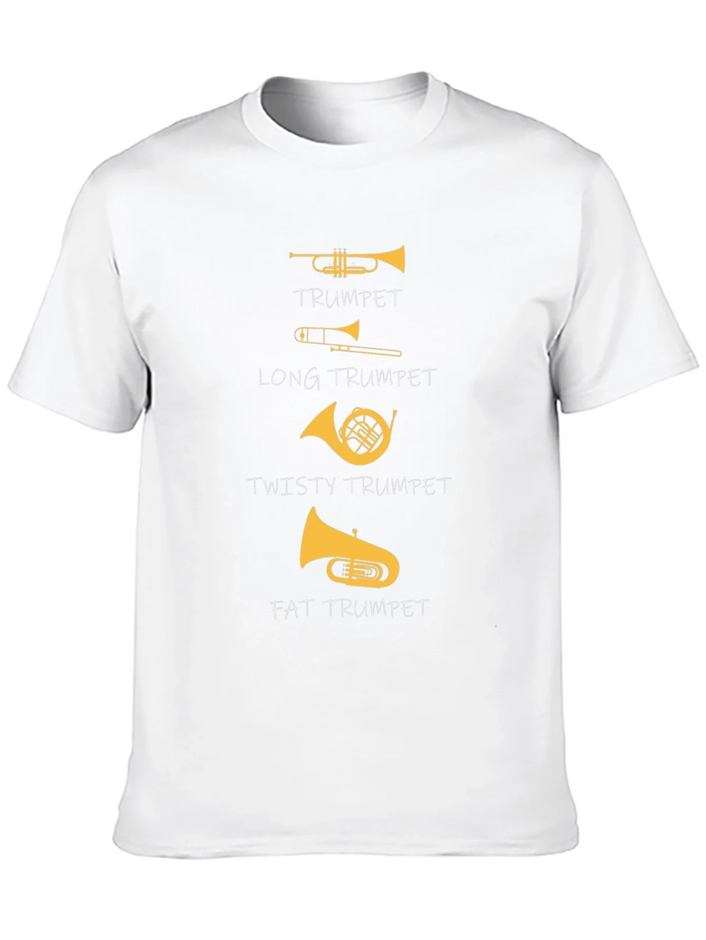 Funny Trumpet Types T-Shirt - Band Musician Tee product image 12