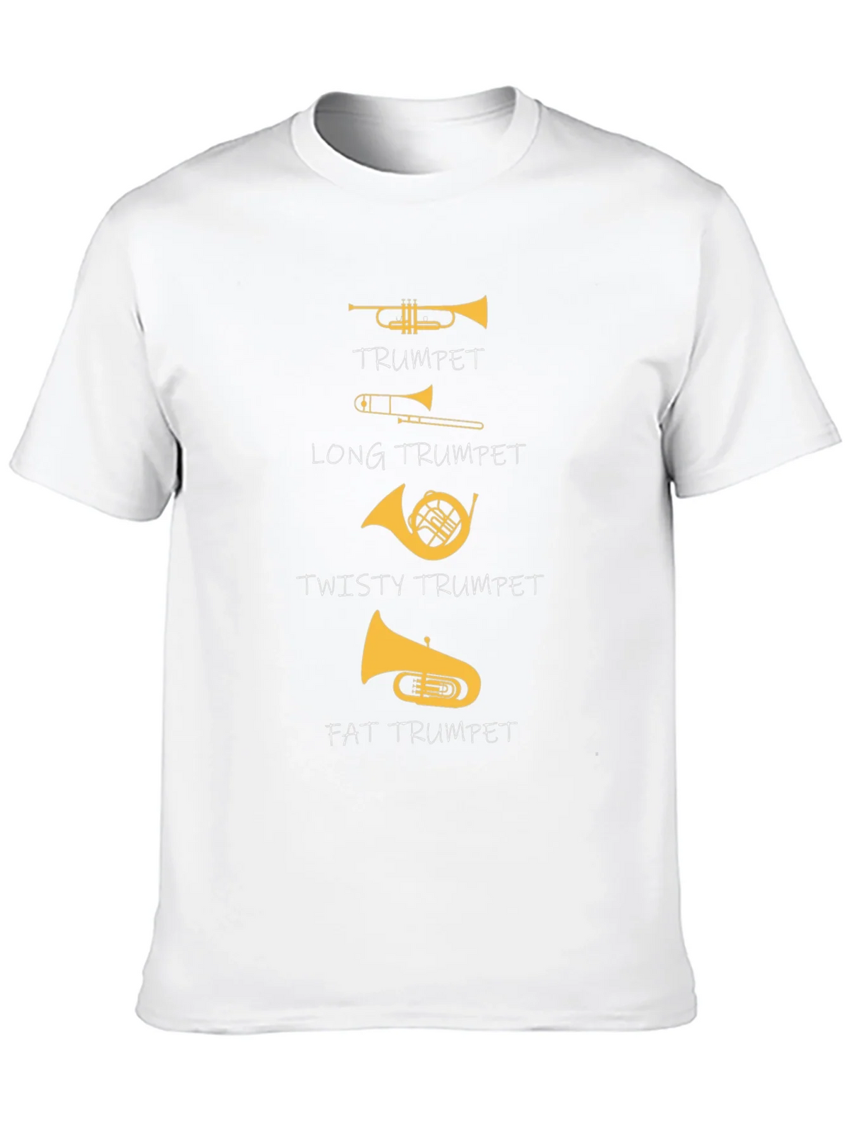 Funny Trumpet Types T-Shirt - Band Musician Tee product image 12