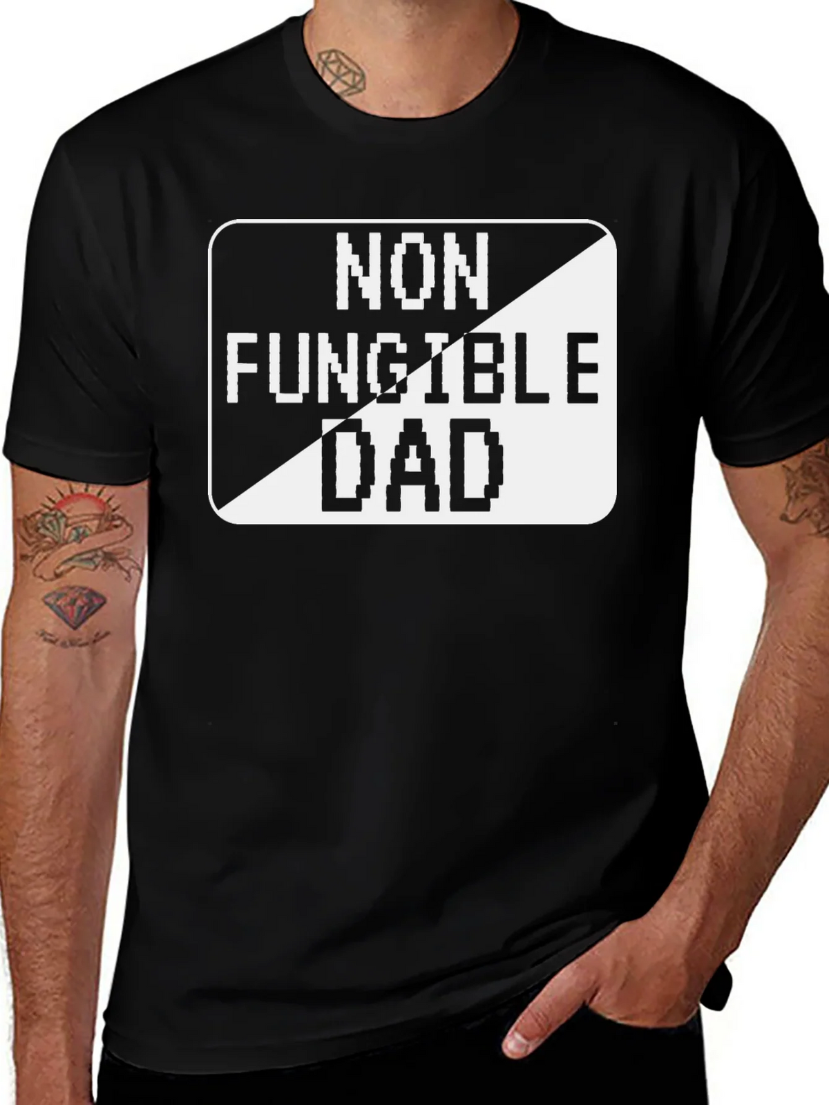 Non Fungible Dad T-Shirt - Black Tee product image 1