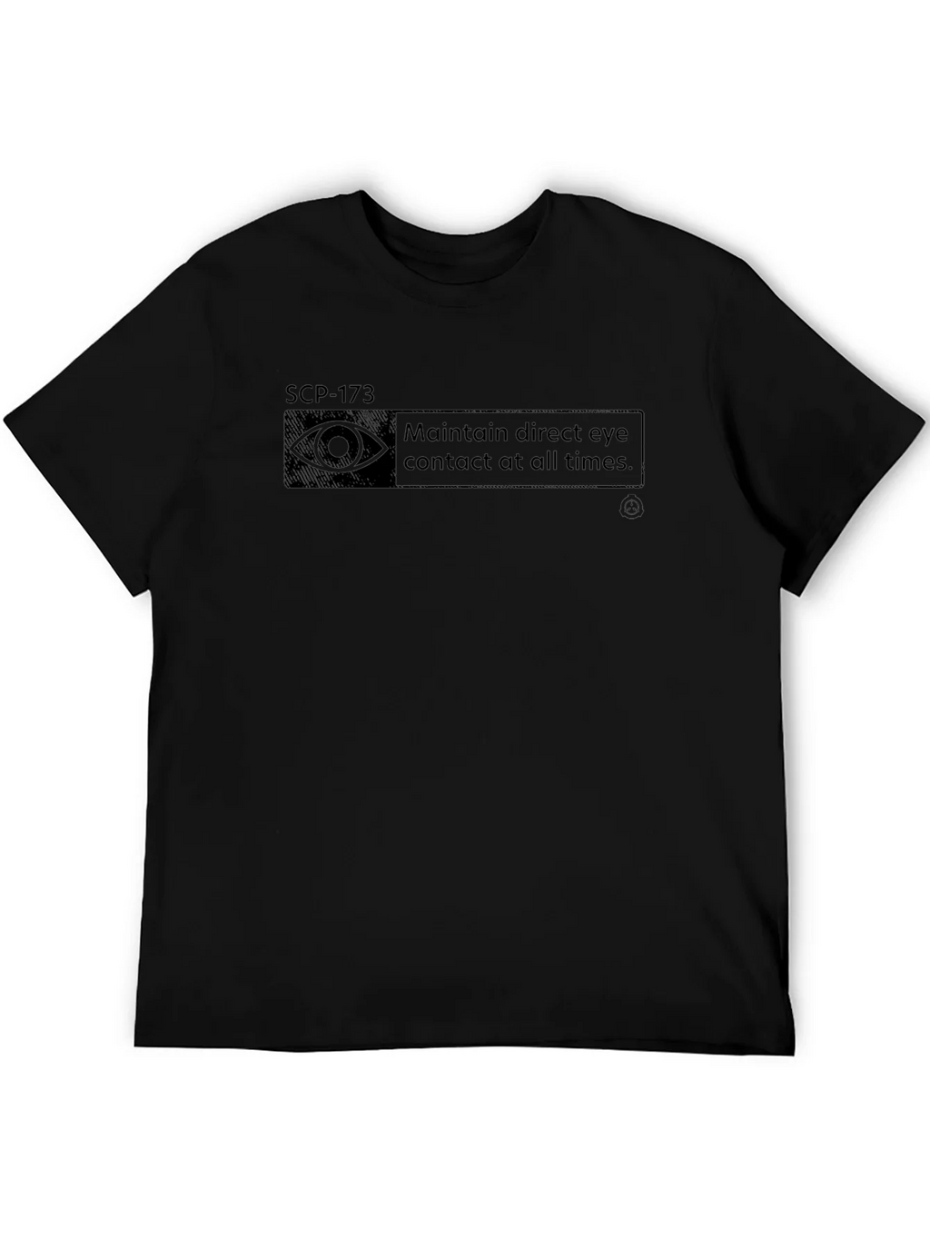SCP-173 Eye Contact Warning T-Shirt - Foundation product image 5