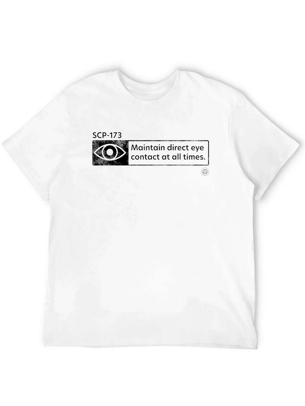 SCP-173 Eye Contact Warning T-Shirt - Foundation product image 11