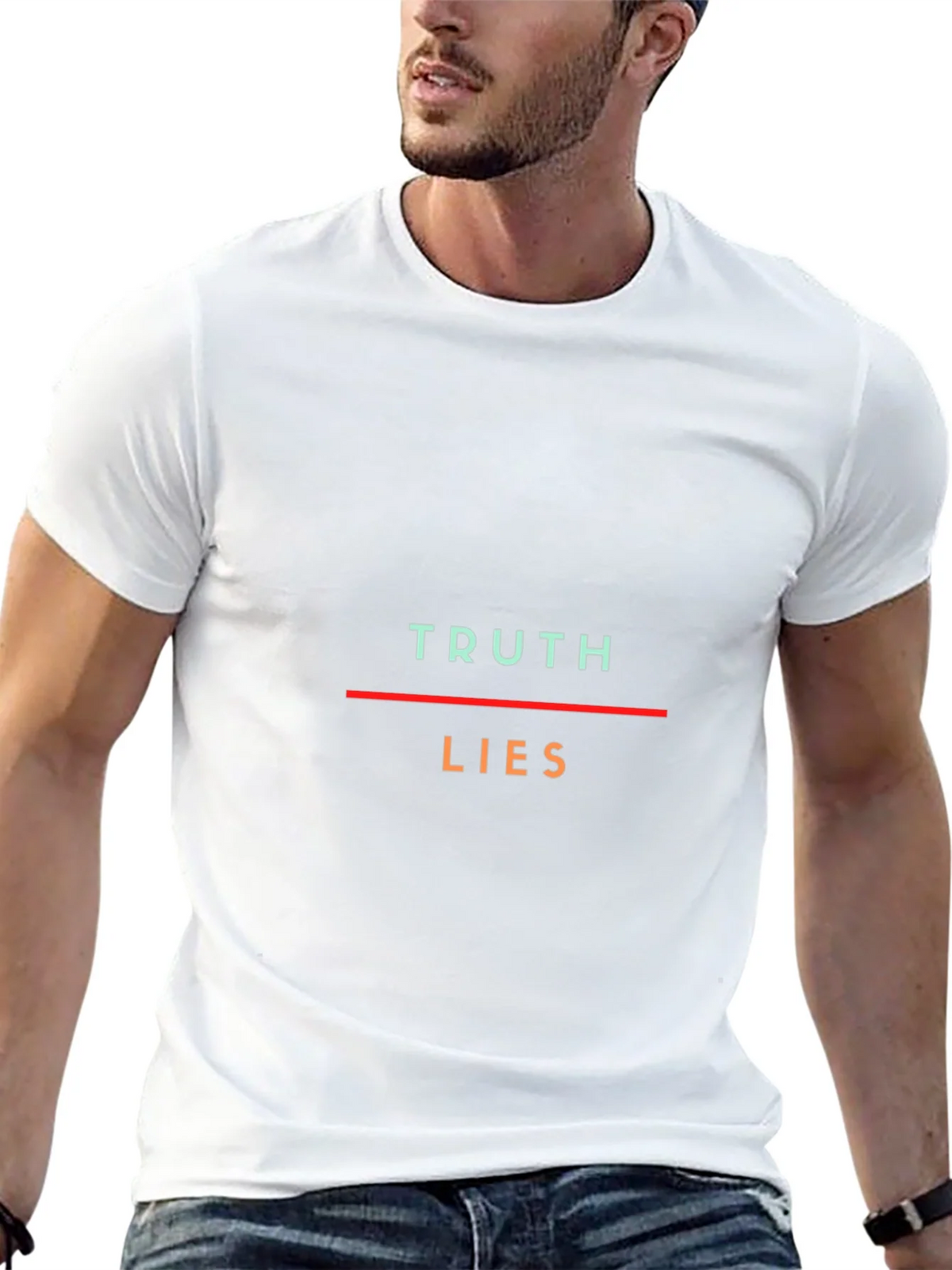 Truth Lies Graphic Tee - Unisex Crew Neck T-Shirt product image 12